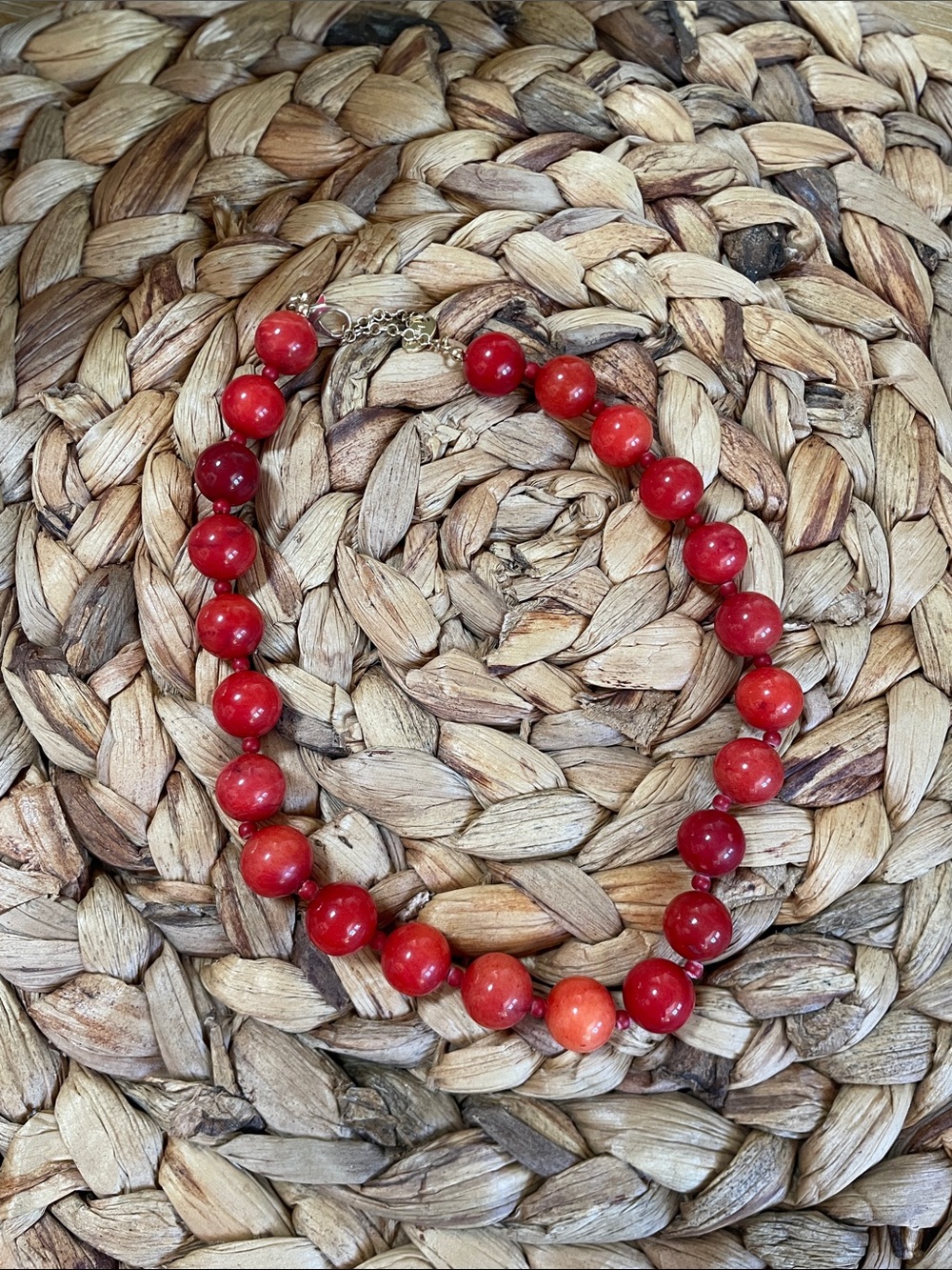Mango beaded necklace